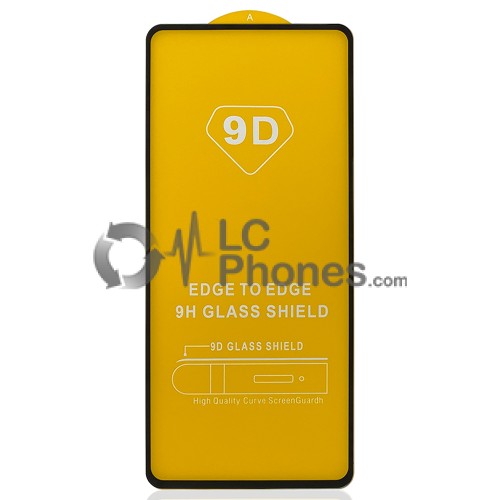 Samsung Galaxy A72 A725 / A72 5G A726 - Full Arc Tempered Glass Black