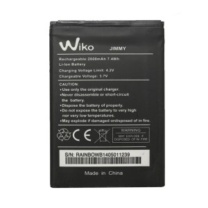 Wiko Jimmy - Battery 2000mAh 7.40Wh