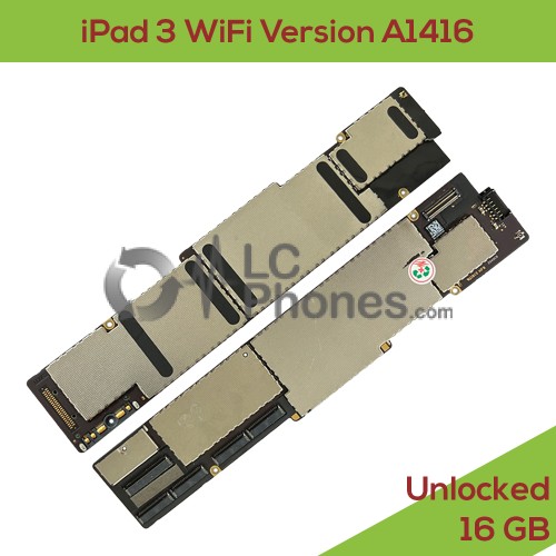 iPad 3 WiFi Version A1416 - Fully Functional Logic Board UNLOCKED 32Gb