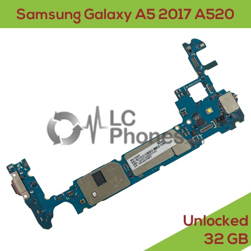 Samsung Galaxy A5 2017 A520 - Fully Functional Logic Board 32GB UNLOCKED