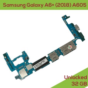 Samsung Galaxy A6+ (2018) A605 - Fully Functional Logic Board 32GB UNLOCKED