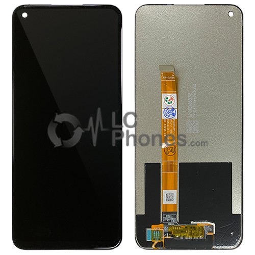 OPPO A53 2020 CPH2127 / A53s CPH2139, CPH2135 / A32 PDVM00 / A33 CPH2137 / Realme 7i - OEM Full Front LCD Digitizer Black