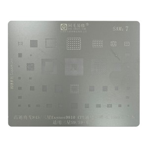 Amaoe - IC Repair BGA Rework Reballing Stencil Template for Samsung Galaxy S9 G960 / S9 Plus G965 SAM:7