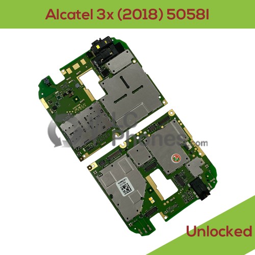 Alcatel 3x (2018) 5058I - Fully Functional Logic Board UNLOCKED