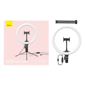 Baseus - Live Stream 10 inch Light LED Ring with Holder-Table Stand