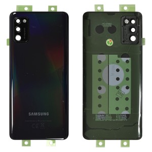 Samsung Galaxy A41 A415F - Battery Cover with Camera Lens Prism Crush Black 