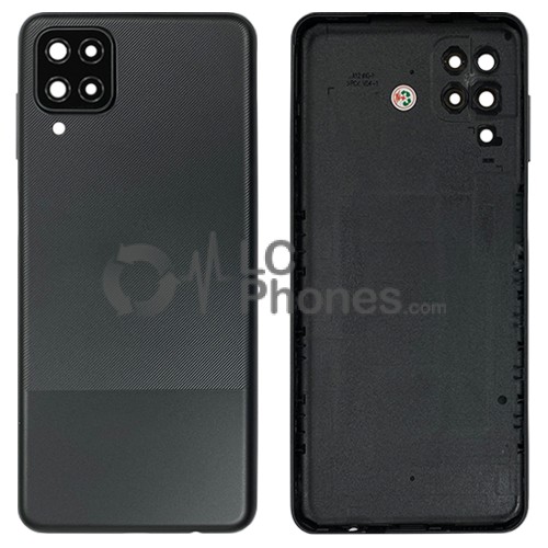 Samsung Galaxy A12 A125 / A12s A127 / A12 Nacho - Back Housing Cover with Camera Lens Black