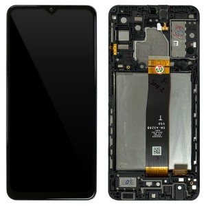 Samsung Galaxy A32 5G A326 - Full Front LCD Digitizer With Frame Black 