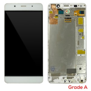 Hisense C1 - Full Front LCD Digitizer with Frame White  Grade A