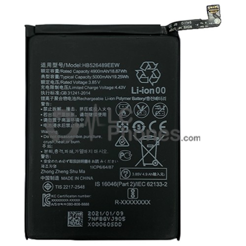 Huawei Y6p MED-LX9 MED-LX9N - Battery HB526489EEW 5000mAh 19.25Wh