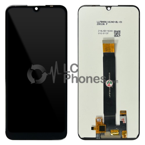 Wiko View 3 Lite - Full Front LCD Digitizer Black