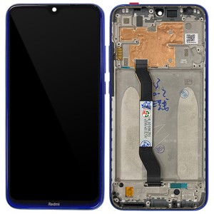 Xiaomi Redmi Note 8 - Full Front LCD Digitizer with Frame Neptune Blue