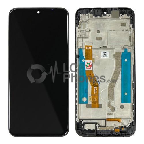 Alcatel 1SE (2020) 5030D - Full Front LCD Digitizer with Frame Black