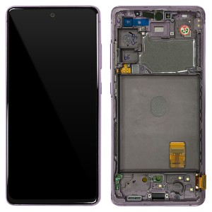Samsung Galaxy S20 FE 5G G781 - Full front LCD Digitizer With Frame Cloud Lavender 