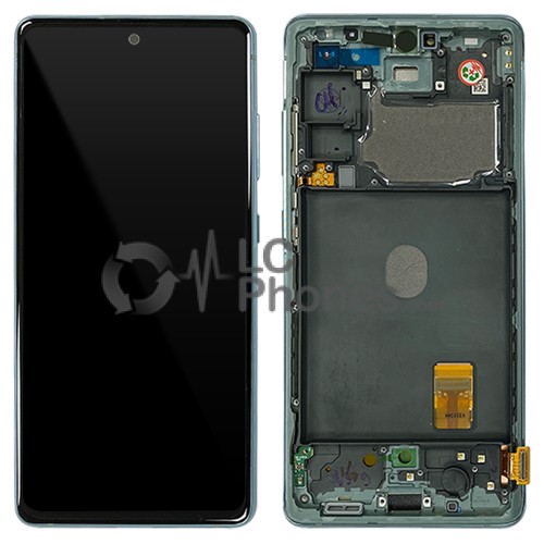 Samsung Galaxy S20 FE 5G G781 - Full front LCD Digitizer With Frame Cloud Mint < Service Pack >