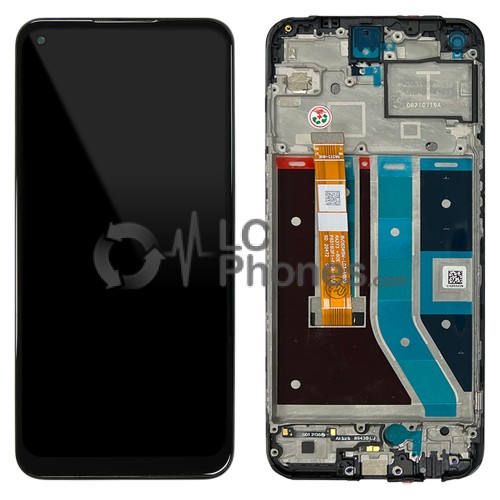 OnePlus Nord N100  - Full Front LCD Digitizer With Frame Black