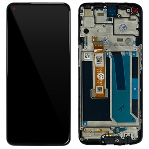 OnePlus Nord N10 5G - Full Front LCD Digitizer With Frame Black