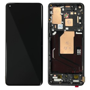 OnePlus 9 Pro - Full Front LCD Digitizer With Frame Black 