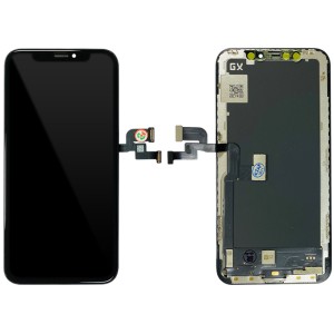 iPhone X - LCD Hard OLED Digitizer Black A+++ GX