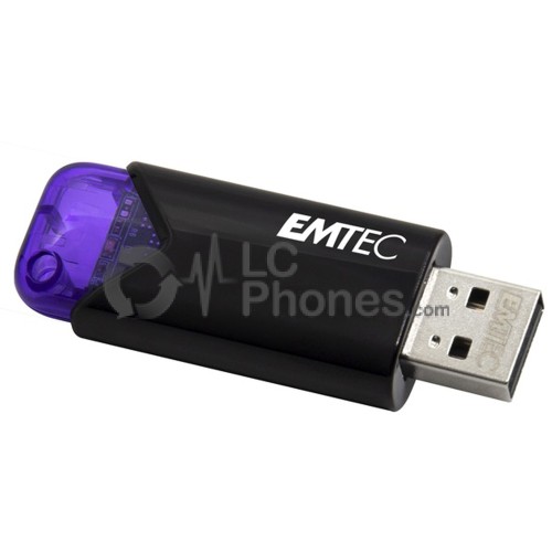 EMTEC - Flash Drive USB 128GB B110 3.2 Click Easy Purple