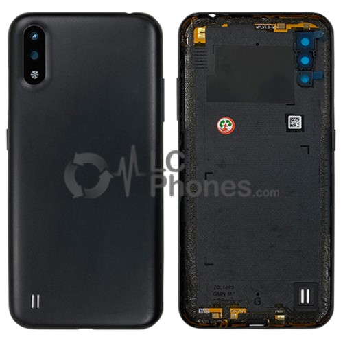 Samsung Galaxy A01 A015F - Back Housing Cover With Camera Lens Black