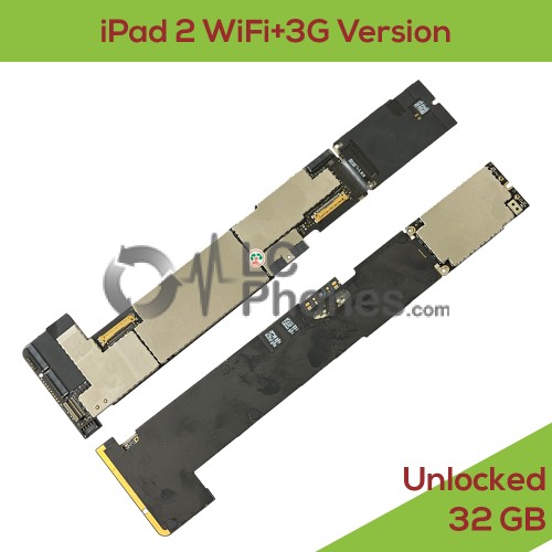 iPad 2 WiFi+3G Version A1396 A1397 - Fully Functional Logic Board UNLOCKED 32Gb