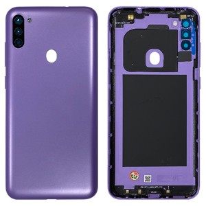 Samsung Galaxy M11 M115F - Back Housing Cover With Camera Lens Violet