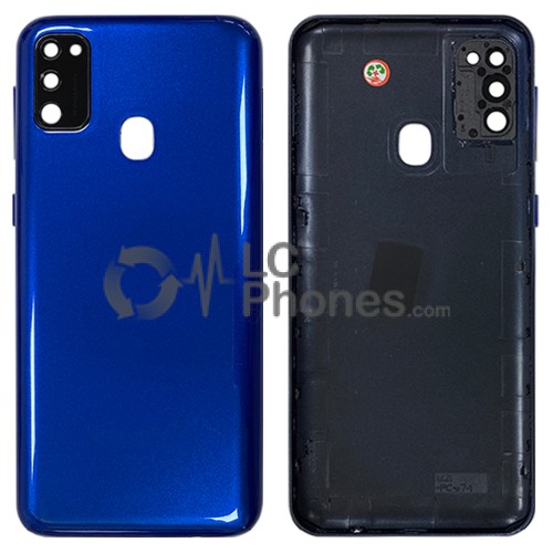 Samsung Galaxy M21 M215F - Back Housing Cover With Camera Lens Midnight Blue