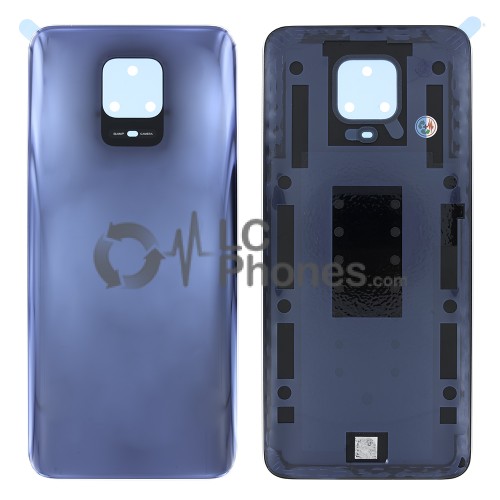 Xiaomi Redmi Note 9S - Battery Cover with Adhesive Interstaller Gray