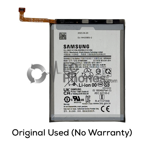 Samsung Galaxy A23 A235 - (Original Used) Battery EB-BM526ABS / EB-BM526ABY 5000mAh 19.40Wh (No Warranty)