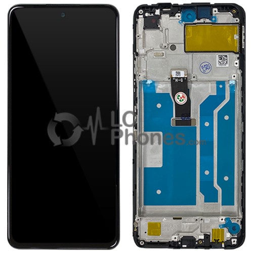 Huawei Y7a / P Smart (2021) PPA-LX2 - Full Front LCD Digitizer with Frame Black