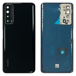 Huawei P Smart 2021 PPA-LX2 - Battery Cover with Adhesive & Camera Lens Midnight Black