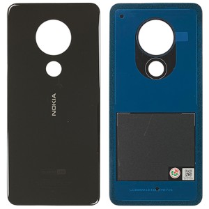 Nokia 6.2 TA-1198 - Battery Cover with Adhesive Ceramic Black