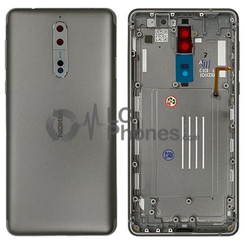 Nokia 8 TA-1004 / TA-1012 / TA-1052 - Back Housing Cover Steel