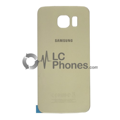 Samsung Galaxy S6 G920 - Battery Cover Gold with Adhesive