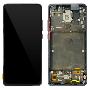 Xiaomi Mi 9T / 9T Pro / Redmi K20 - Full Front LCD Digitizer with Frame Carbon Black