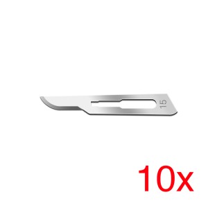 Surgical Operating Knife Blades for YY0174-2005 Knife No:15  ( 10X )