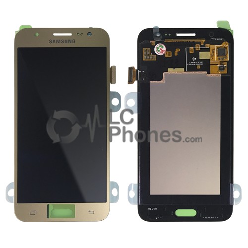 Samsung Galaxy J5 J500F - Full Front LCD Digitizer Gold (Original Remaded)