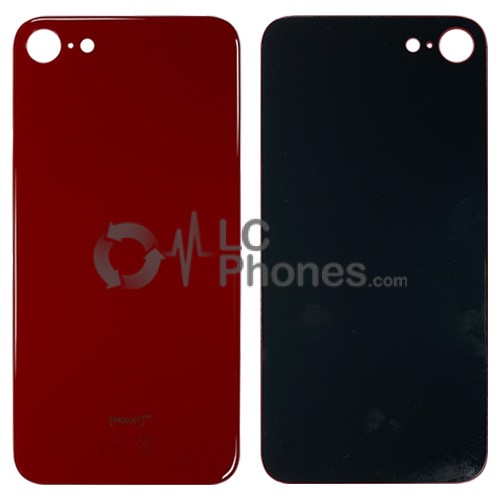 iPhone SE (2020) / SE (2022) - Battery Cover with Big Camera Hole Red