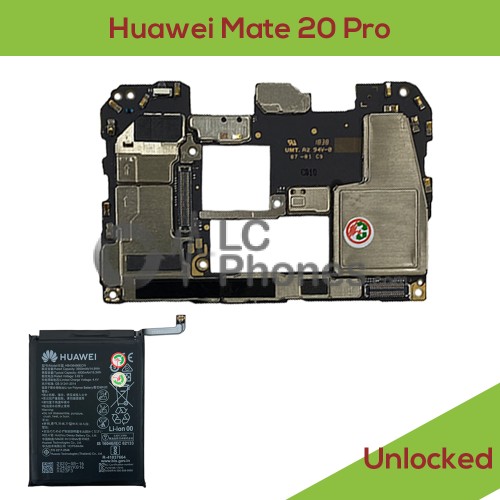 Huawei Mate 20 Pro - Fully Functional Logic Board UNLOCKED with Matching Battery