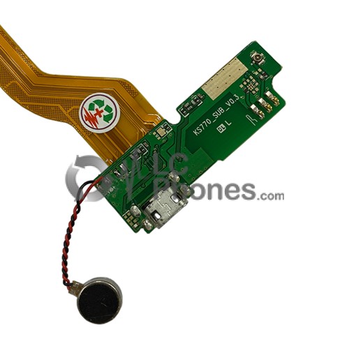 MaxCom Smart M55593 LTE - Dock Charging Connector Board with Mainboard Flex Cable and Vibrator