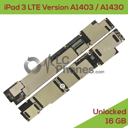 iPad 3 LTE Version A1403 / A1430 - Fully Functional Logic Board UNLOCKED 16Gb