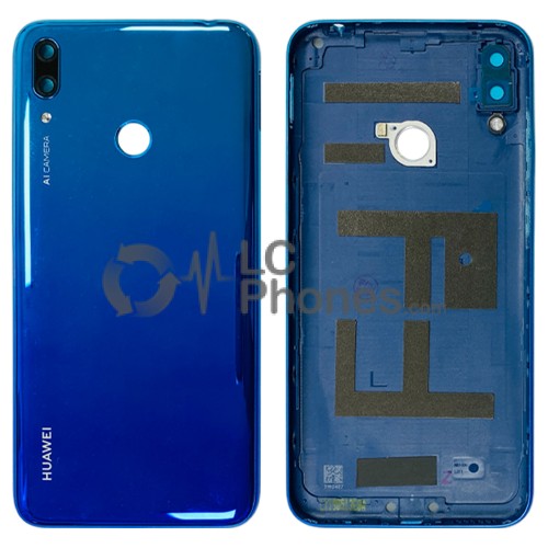 Huawei Y7 (2019) - Back Housing Cover with Camera Lens Aurora Blue