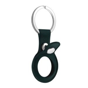 AirTag - Keychain Leather Case Black