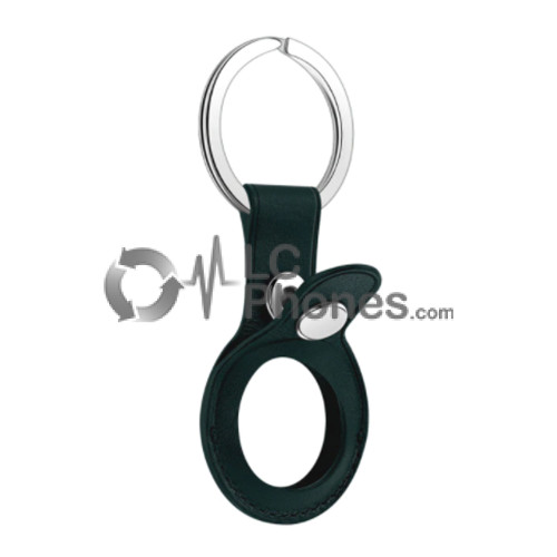AirTag - Keychain Leather Case Black