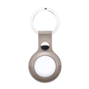 AirTag - Keychain Leather Case Grey