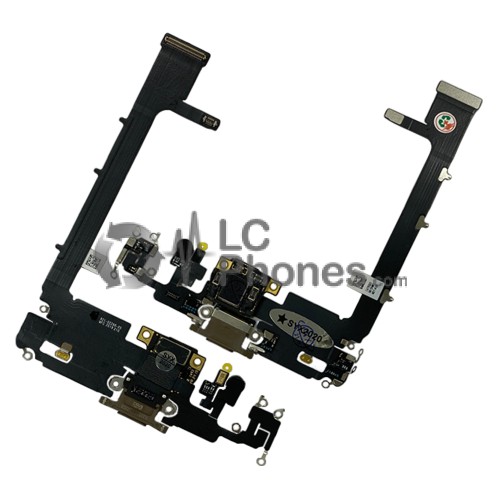 iPhone 11 Pro Max - OEM Dock Charging Connector Flex Gold