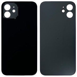 iPhone 12 - Battery Cover with Big Camera Hole Black