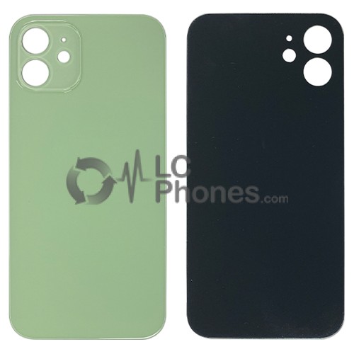 iPhone 12 - Battery Cover with Big Camera Hole Green