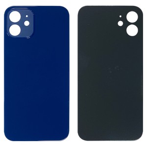 iPhone 12 - Battery Cover with Big Camera Hole Blue